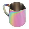 Lattiera per montare il latte in acciaio inox, brocca per il latte, lattiera per caffè per negozio di tè al latte, bar, 350 ml