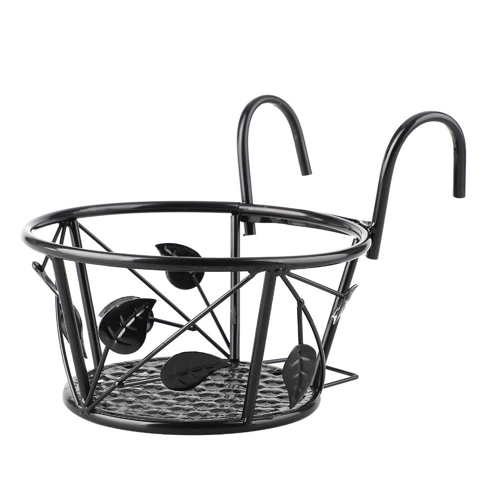 Metal Flower Pots Stand Simple Potted Plant Rack Patio Garden Hanging Basket  Bedroom