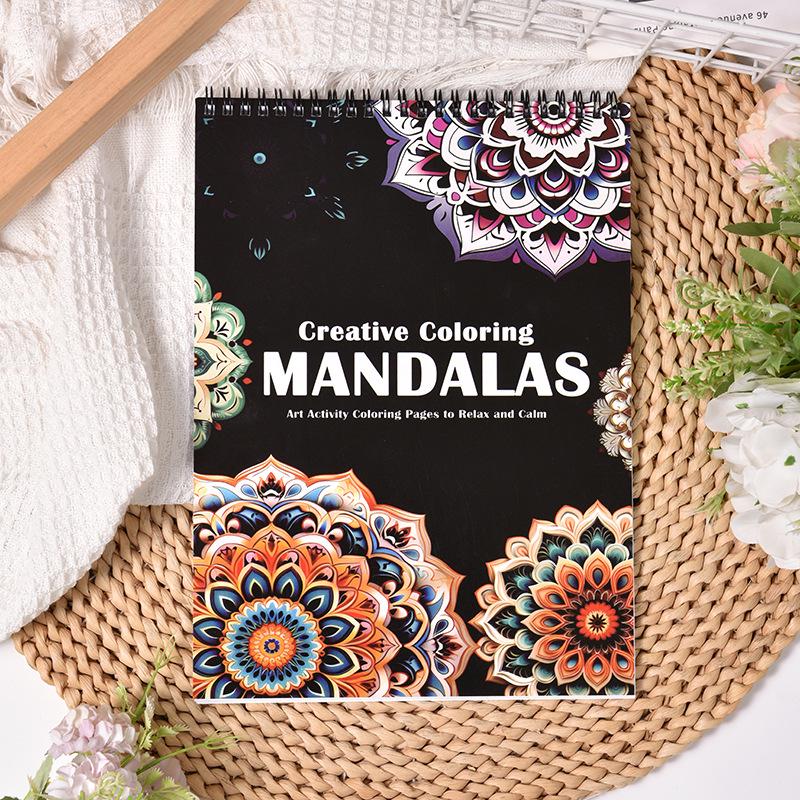 Adult Decompression Mandala Coloring and Drawing Book - Creative DIY Art Therapy