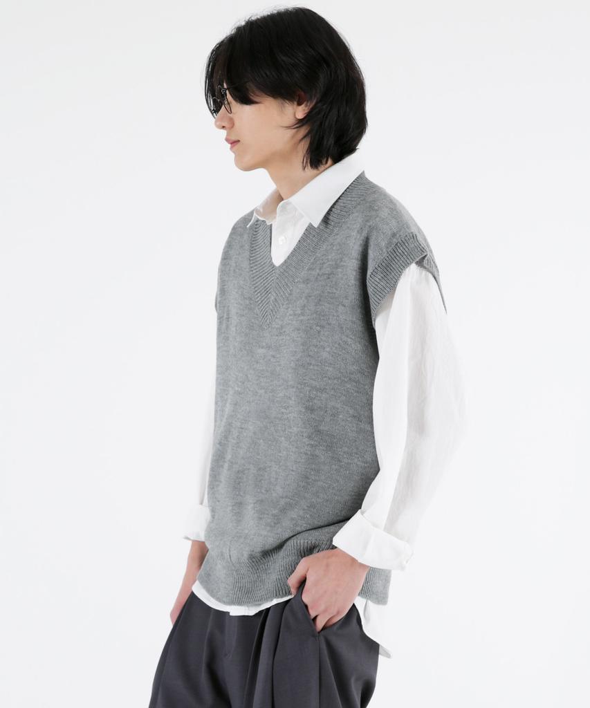UMM Drop Shoulder Oversized Knit Vest 3 Colors
