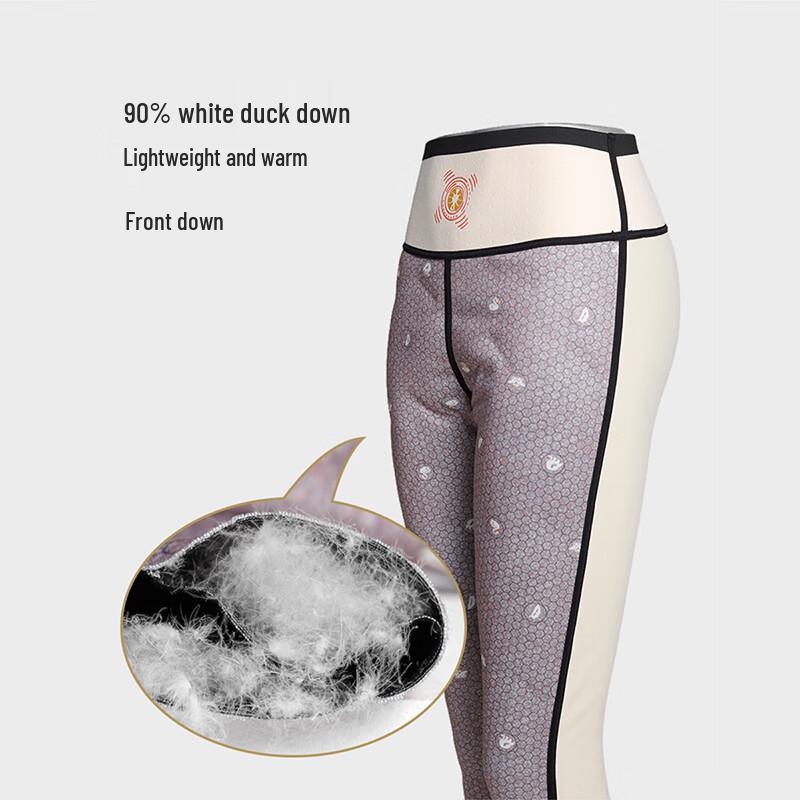 AvanDee Women's 90% Down Winter Thermal Shark Leggings