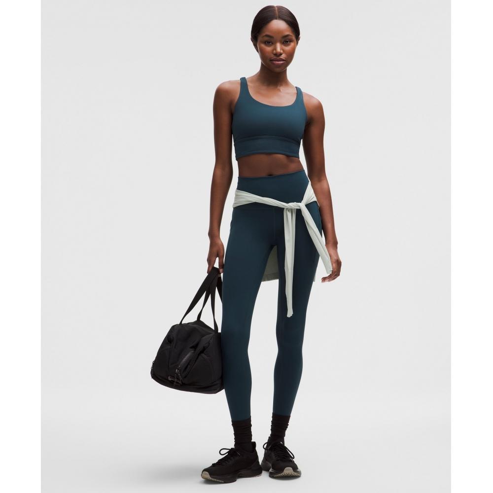 Lululemon Energy Longline Bra  MeDium Support  B D Cups inDochine Blue