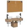 Bathroom Cabinet Set 4 pcs Artisan Oak 103.5 x 15.5 x 70 cm