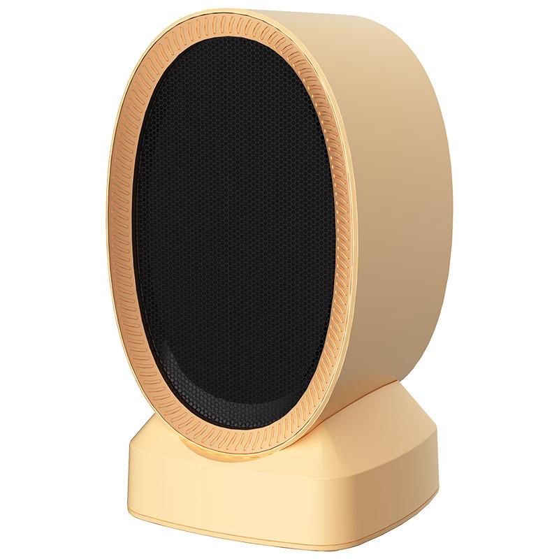 Quick Heat PTC Electric Fan Heater for Living Room & Bedroom - Low Noise, Safe Tip-Over Feature