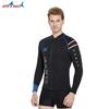 3MM Diving Suit Men's Split Top Snorkeling Surfing Long-sleeved Swimsuit Thickened Warm Coat