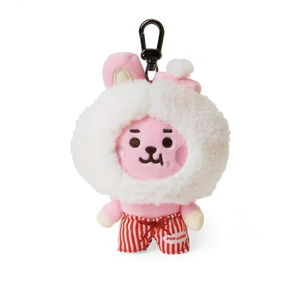 10cm Korean Popular Idol Boy Group Kawaii Plush keychain pendant small animal cross-dressing dessert cake plush doll Anime