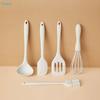 3/4/5 Pcs Silicone Baking Set Cake Cream Spatula Scraper Kitchen Household Egg Whisk Barbecue Oil Brush Gadget Kitchen Supplies