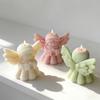 DIY Angel Girl Aroma Candle Silicone Mold Handmade Soap Gypsum Resin Mold Prayer Girl Home Decor Plaster Crafts Making Mould