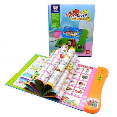Französische Sprache Früherziehung Fingerlesen Sprachmaschine Buch mit Stift Kinder Intelligentes Lernspielzeug Englisch E-Book