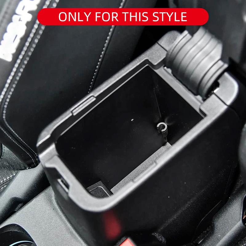 For Ford Fiesta MK8 Puma 2017 -2022 2023 2024 ABS Car Armrest Storage Box Central Console Organizer Tray Interior Accessories
