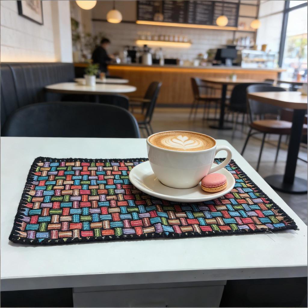 30x45cm Cotton Linen Placemats Placemats Dining Table Reusable Linen Placemats Woven Cloth Place Mats Cotton Table Mats