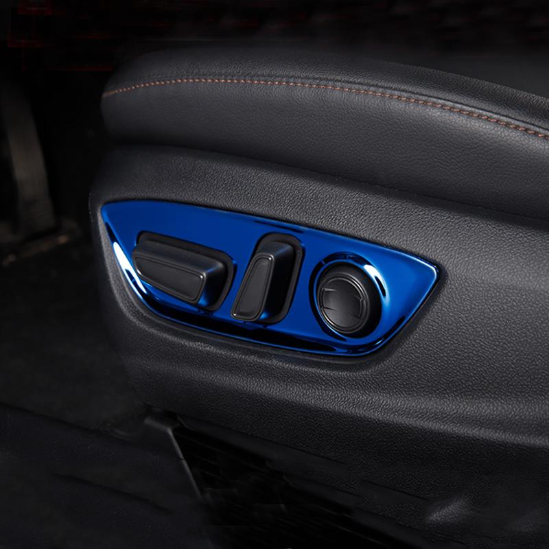 

Стальная ручка регулировки сиденья автомобиля, крышка панели, декоративная наклейка для Toyota Camry XV70 2018-2022 2023, аксессуары