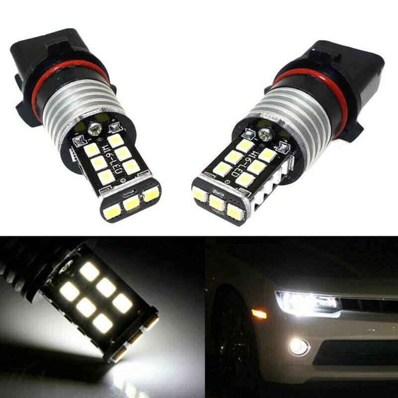 2x Canbus P13W 2835 15 LED Fog Lamp Daytime Running Light DRL Fog Bulb LED Replacement Bulbs Car Turn Signal Lamp 12V