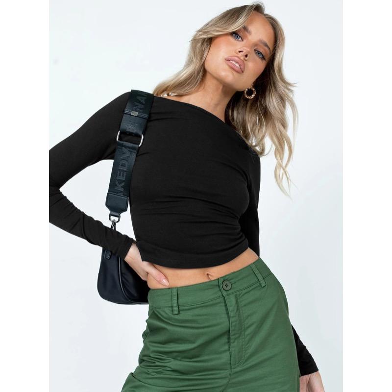 

Летний топ с длинными рукавами Женская одежда XS