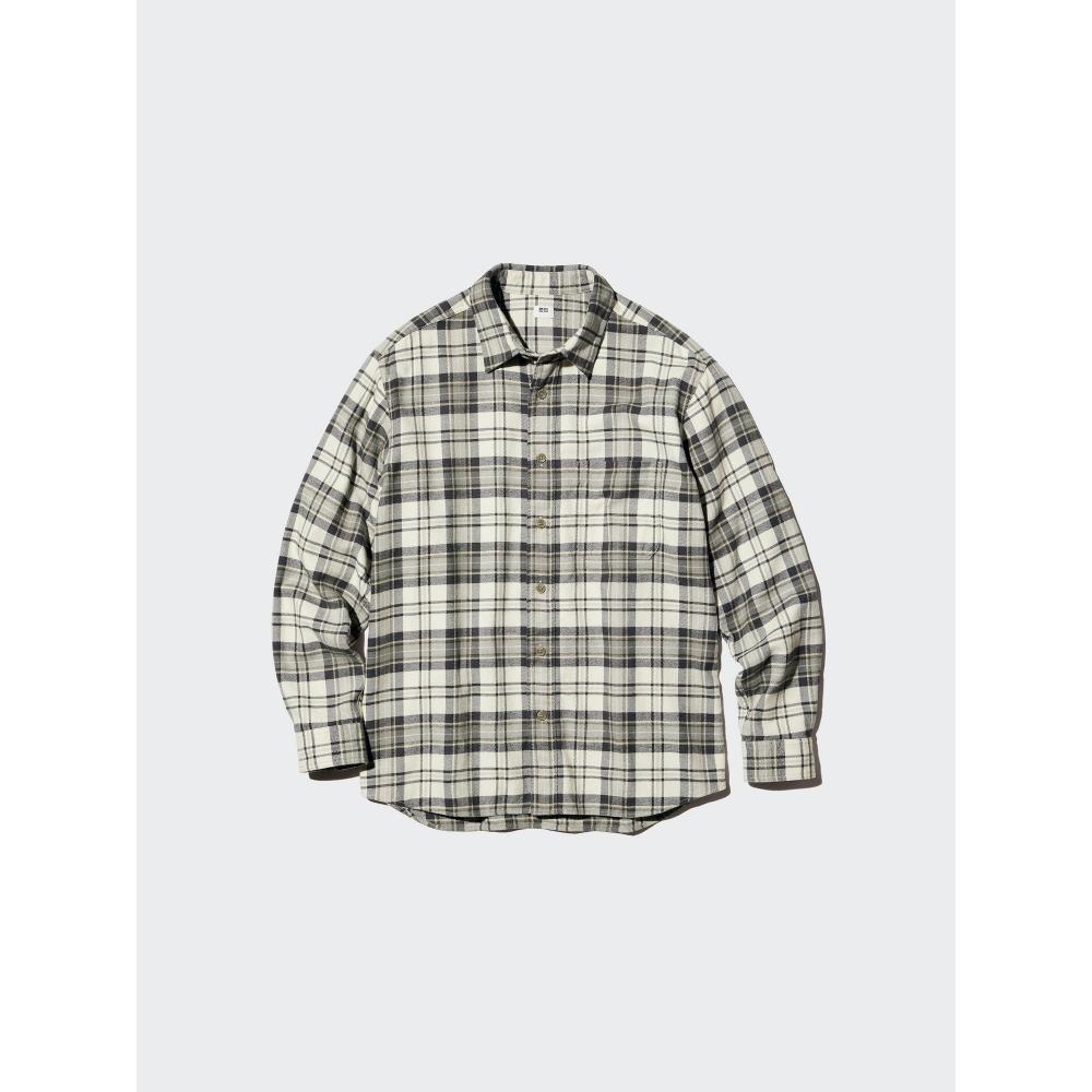 Uniqlo Flannel Overcheck Shirt