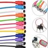 20PCS color paint wire rope 25 colors manufacturer wholesale key ring chain DIY tag cartoon key lanyard accessories