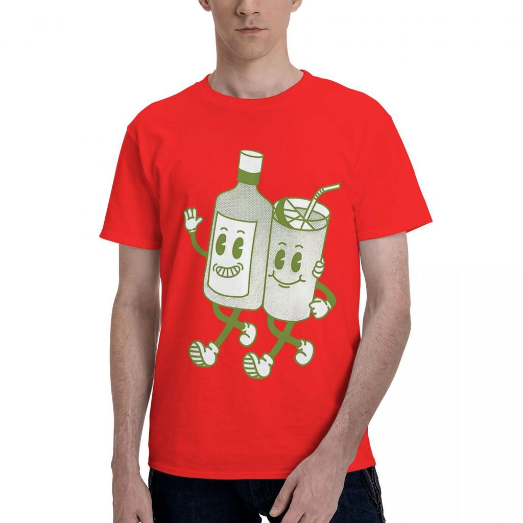 GIN AND TONIC Meme 100 Cotton Casual Breathable Confortable TShirt Mens Clothing Brands Men Clothes