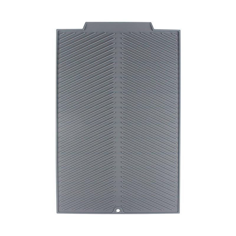 Silicone Kitchen Draining & Heat-Resistant Mat - Countertop Drying Mat for Bowls & Plates