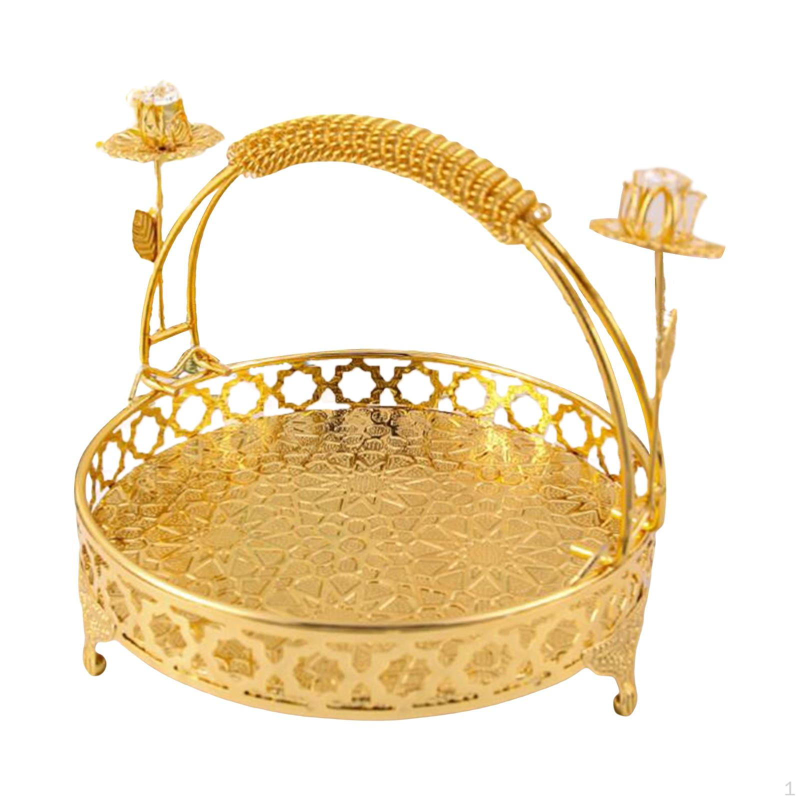 Набор сервировочных подносов для домашнего декора - Универсальный и элегантный Aureate Large