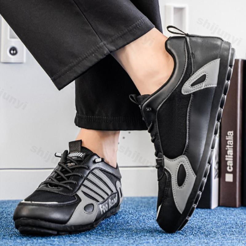 Fashion 2025 Autumn Men's New Mesh Breathable Low Top Casual Sports Shoes Fashion Trend Comfortable Niche Design Versatile Flat sneakers