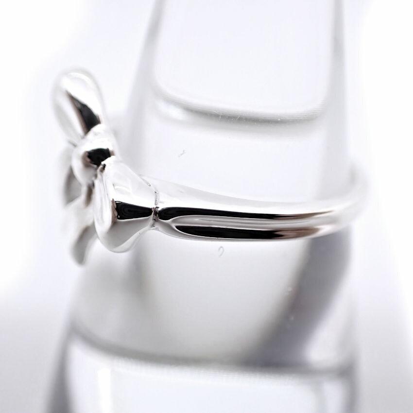 [Used] TIFFANY 925 Ribbon Ring / Size 12 / G538-68