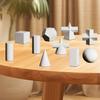 HttDog Drawing Motif Geometric Model Cubes with Larger Object Model Set of 10 Set Rims, Blocks, Art,