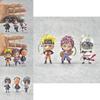 Neuer 6er Pack Naruto PVC Figur Schlüsselanhänger Schlüsselring Spielzeug Anhänger Stilvoll Anime Cosplay Geschenk