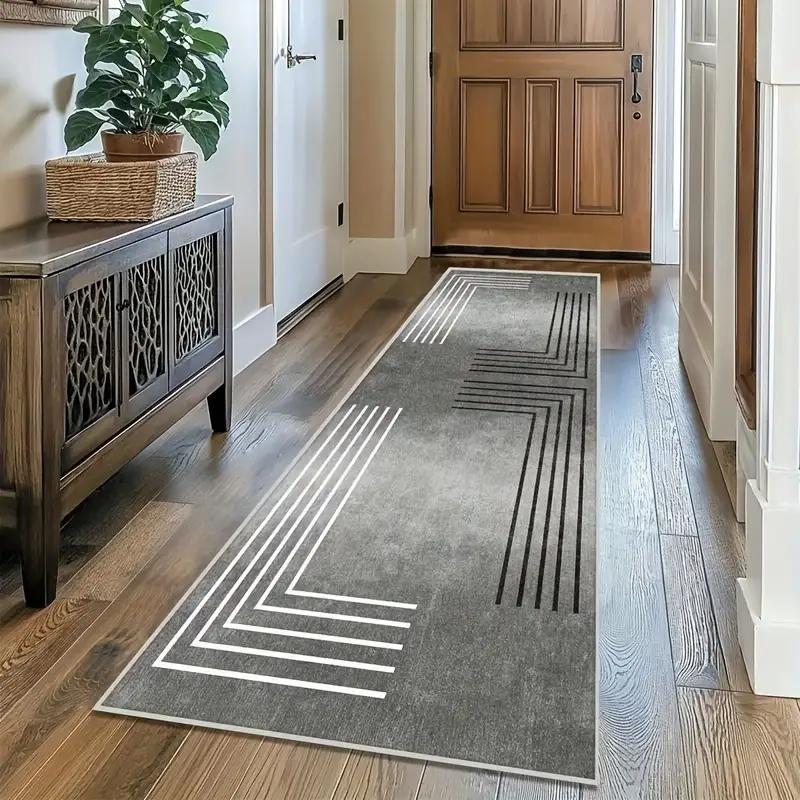 Luxury-Looking Textured Carpet - Durable And Slip-Resistant Floor Mat For Corridors, Kitchen Floor Mats, Home Decor