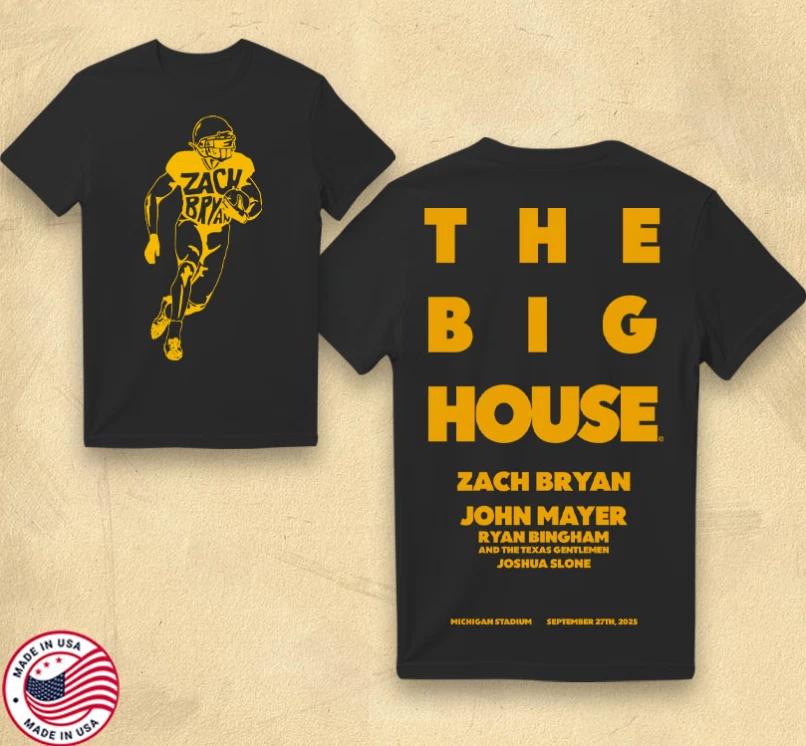 

Michigan Stadium Concert Tee | September 27, 2025 3XL