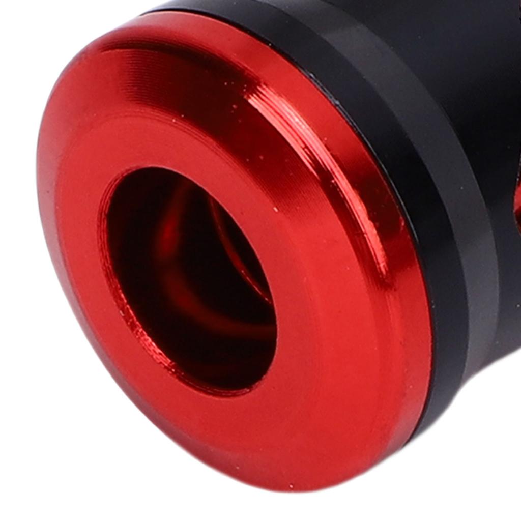 Knob Replacement for S Fishing Reel Lightweight Anti Slip Alloy Fishing Reel Handle Knob with Fittings Black Red