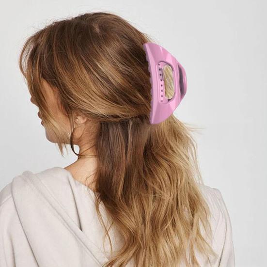 Women Hair Claw Anti-slip Teeth Anti-Breaking Medium Size Hair Clip Decorative Hair Styling Tool Thick Hair Accessory