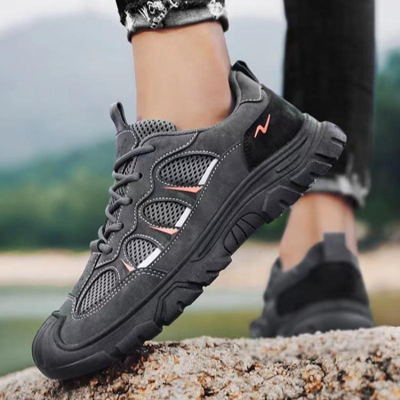 Spring Autumn Men Jogging Sneakers New Breathable Work Safety Shoes Outdoor Anti-slip Man Training Shoes Hombre