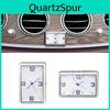 Mini Clock Automobiles Car Luminous Digital Watch Quartz Clocks Stickon Auto Ornament Accessories