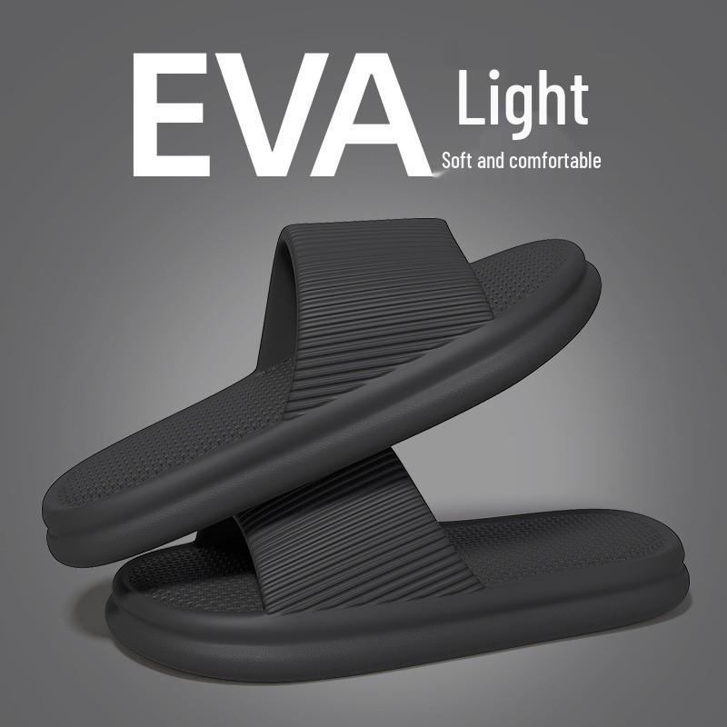 Women's and Men's Non-slip Summer Bathroom Slippers for Indoor Home and Hotel Use