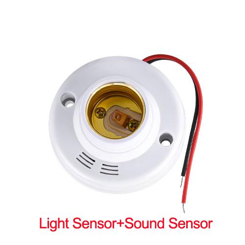 

Звуковой выключатель света, инфракрасный датчик движения, интеллектуальный выключатель E27 220 В 110 В переменного тока, автоматическое включение/выключение, держатель лампы, потолочный датчик, модуль детектора