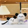 New Cute Little Rabbit Plush Pendant DIY Jewelry Backpack Hanging Keychain Ornament Gift for Girls
