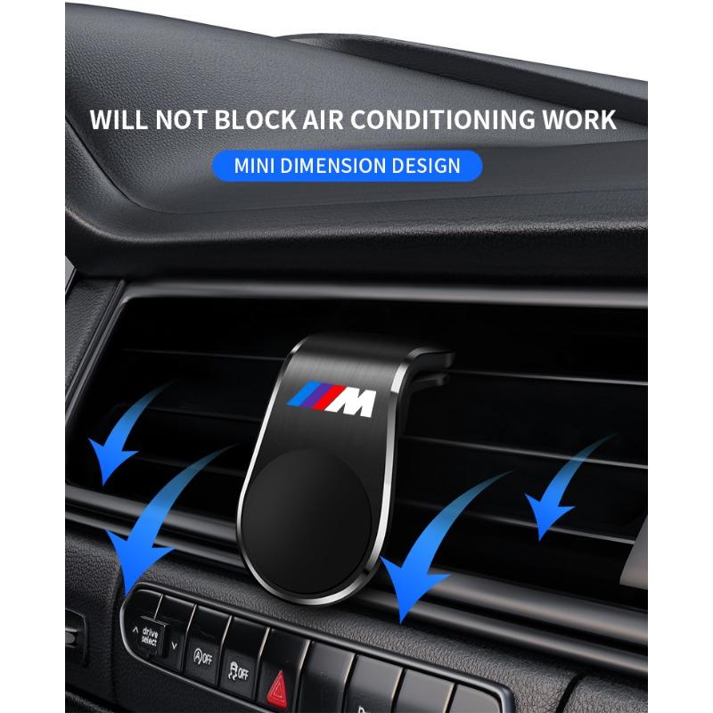 Car Magnetic L-shaped Car Dedicated GPS Phone Holder Emblem For BMW M E34 E36 E60 E90 E46 E39 E70 F10 F20 F30 X5 X6 X1 M3 M5 M6 E71 F01 F02 F87