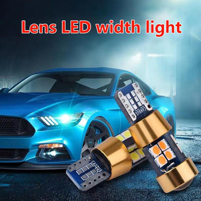 Car T10 12V Led Signal Light Amber Light Position Parking City Lights T10 168 194 2825 W5W 19Smd Led Bulb