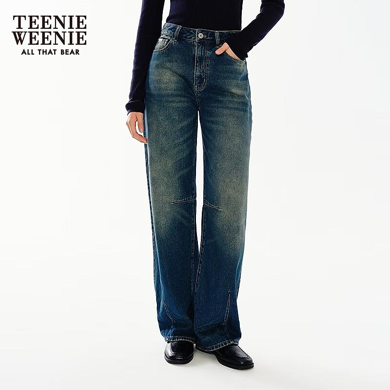 

Teenie Weenie Bear Women s Relaxed Straight-Leg Jeans L