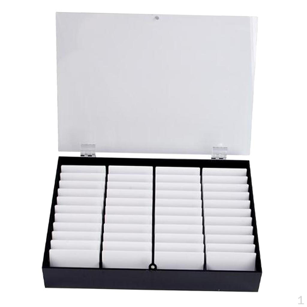Box Display, Nail Decoration Storage Display Container False Rhinestone for Presentation чёрный