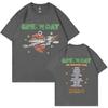 Green Day The Saviors Tour Magliette Uomo Donna Rock Gotico Magliette Oversize a Manica Corta Magliette in Cotone