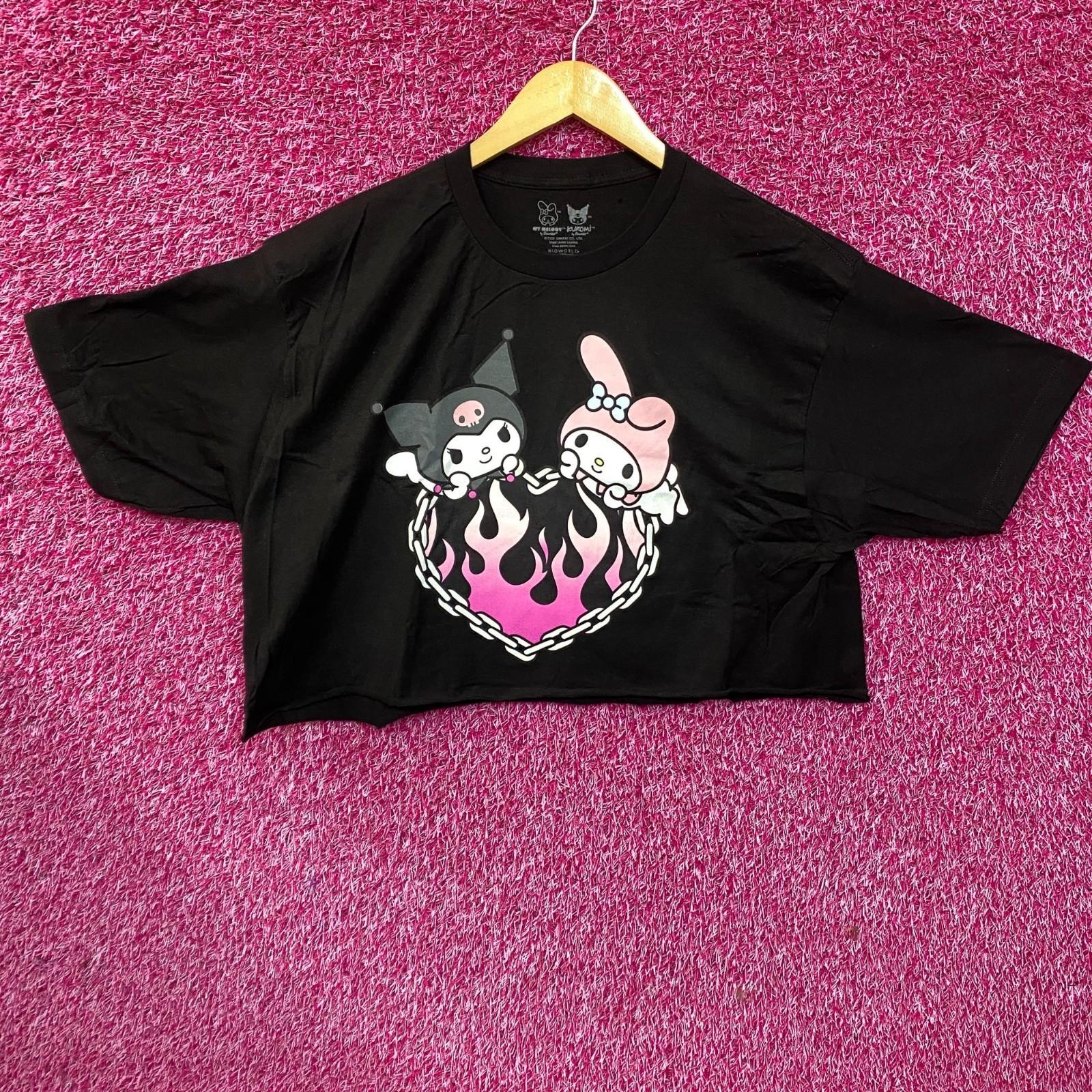 Sanrio Моя Мелоди Куроми Укороченный топ с сердцем 3XL
