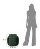 Stool Softy Green Cm 45X45X45