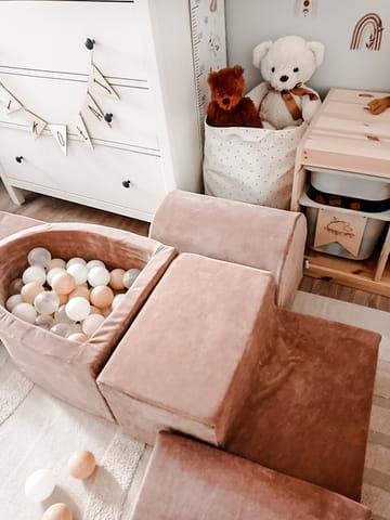Velvet Soft Dark Beige Foam Playground Bridge