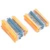 2600Pcs Metal Film Resistors Assortment Kits Set Durable Electronic Components 1 Ohm  3M Ohm