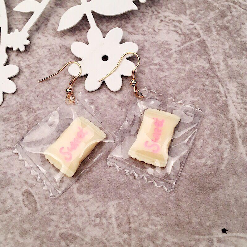 Yellow Collection: Trendy Korean-Style Bright Yellow Pompon Fabric Stud Earrings - Energetic, Fashionable, and Versatile Long Earrings