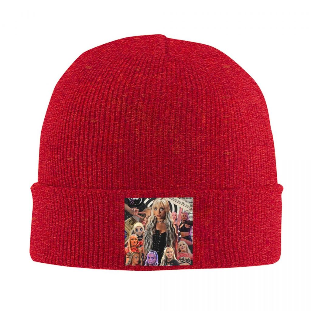 Liv Morgan Warm Knitted Cap Fashion Bonnet Hat Autumn Winter Outdoor Beanies Hats for Unisex Adult