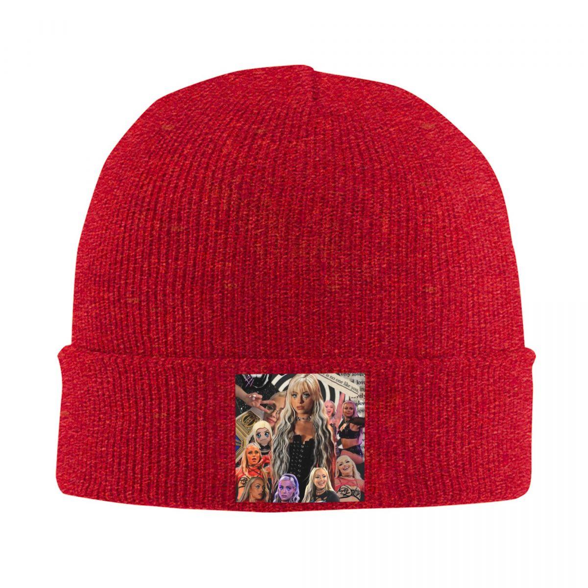 

Liv Morgan Warm Knitted Cap Fashion Bonnet Hat Autumn Winter Outdoor Beanies Hats for Unisex Adult One Size