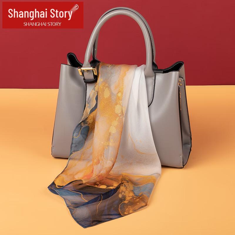 Shanghai Story 100% Mulberry Silk Scarf Gift Set for Women