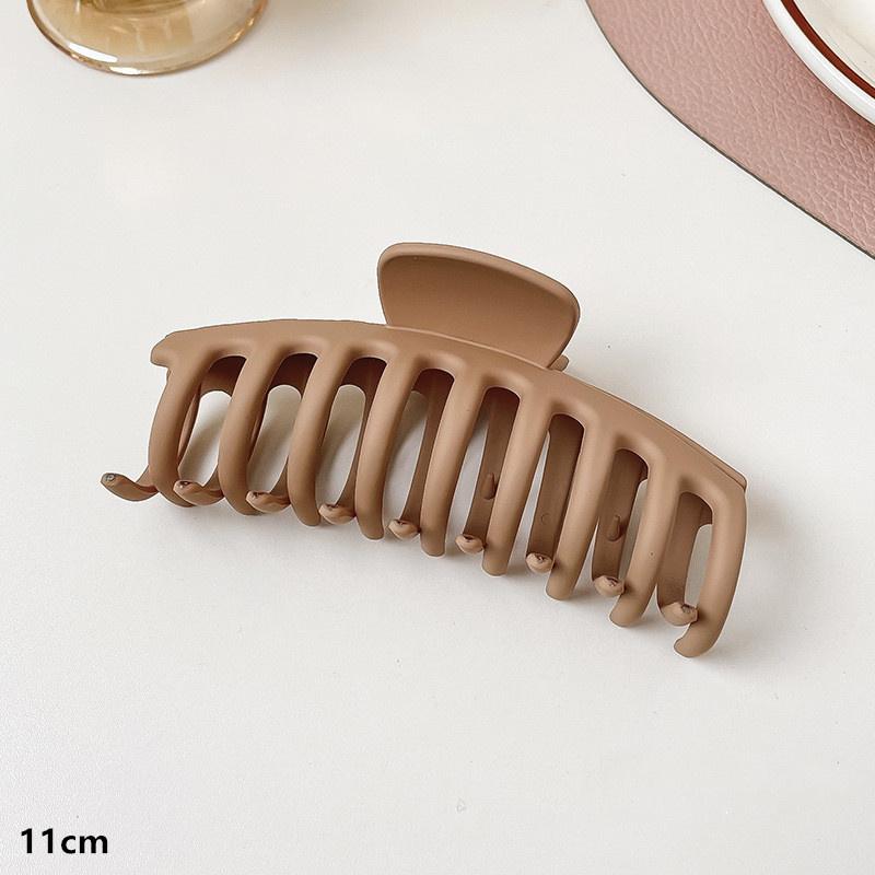 2pcs 10cm Women Thick Ponytail Hair Claws Large Geometric Square Claw Minimalist Lady Hair Claw Girls Hair Accessories